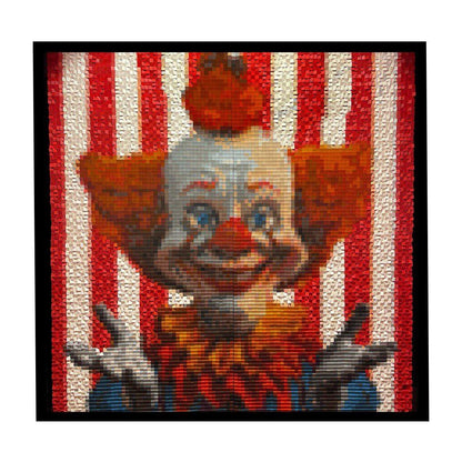 The happy clown in the circus